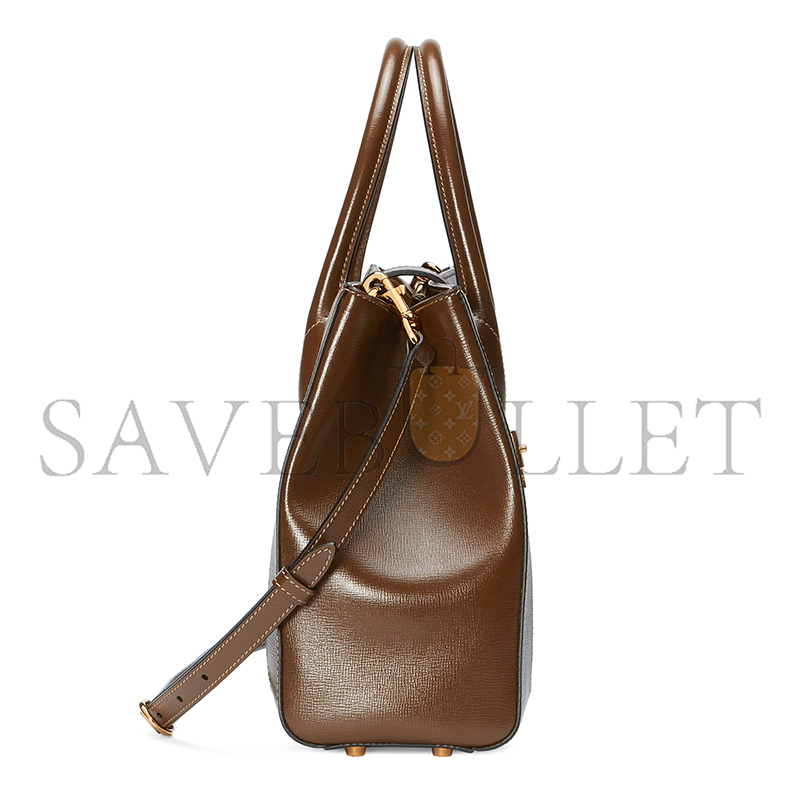 GUCCI MEDIUM TOTE BAG WITH PISTON CLOSUREG 649016 (30*24*12cm) GUCCI MEDIUM TOTE BAG WITH PISTON CLOSUREG 649016 (30*24*12cm)
